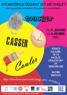 Vernissage de l'exposition Toucher, Casser, Couler, par Madame le Recteur de l'Académie de Montpellier